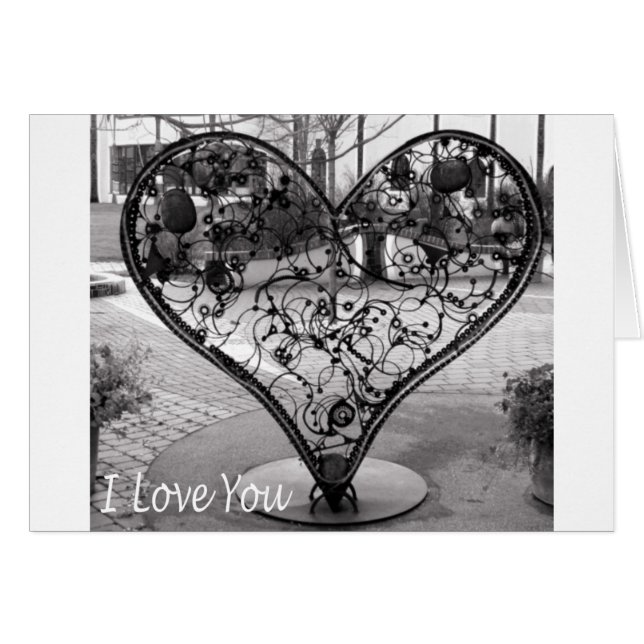 Cartão Te Amo (Frente Horizontal)