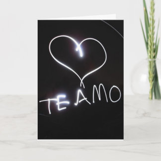 Cartão Te amo aunque...