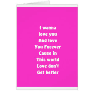 Cartão Te amo para sempre