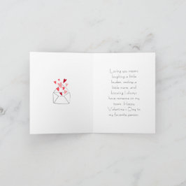 Cartão 'Te Amo' Parceiro(a) no Dia dos Namorados