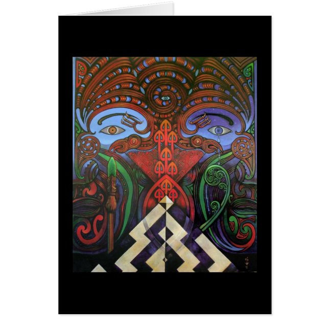 Cartão Te Pouakai Ūpoko Taki Rua (Frente)