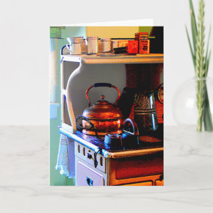 Cartão Tea de Cobre em Escória
