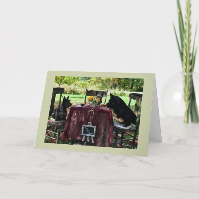 Cartão Tea for Three (Frente)