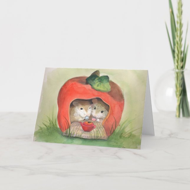 Cartão "Tea For Two"  Greeting Card (Frente)