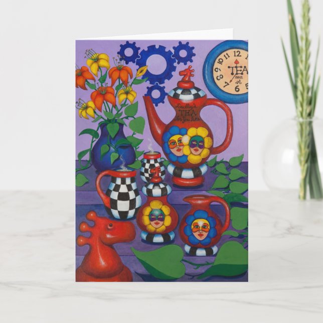 Cartão Tea For You & Me (Frente)
