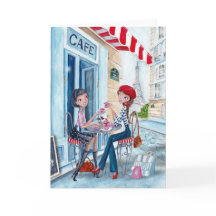 Tea in Paris - greeting cards