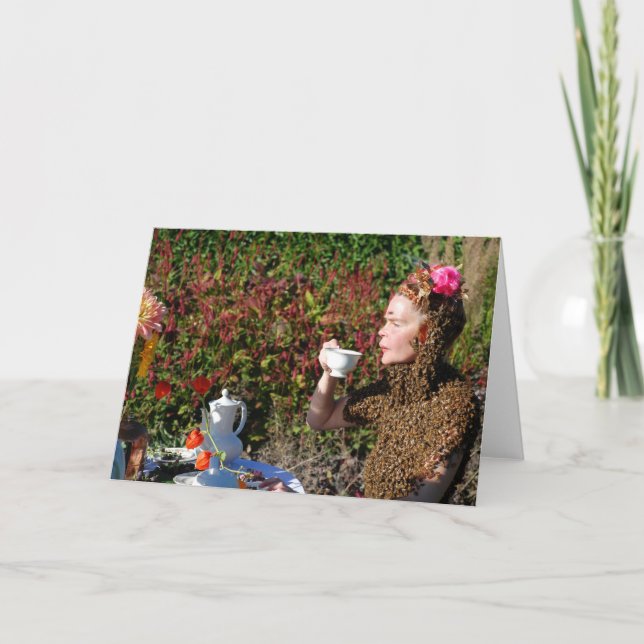 Cartão Tea party (Frente)