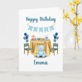 Cartão Tea Party Birthday Card