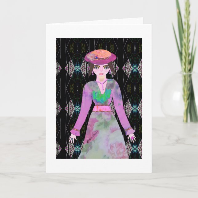 Cartão Tea time, a Design criativa de LeeMarie (Frente)