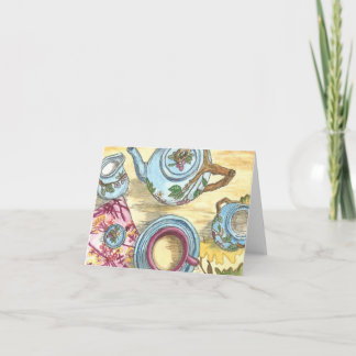 Cartão Tea Time Note Card
