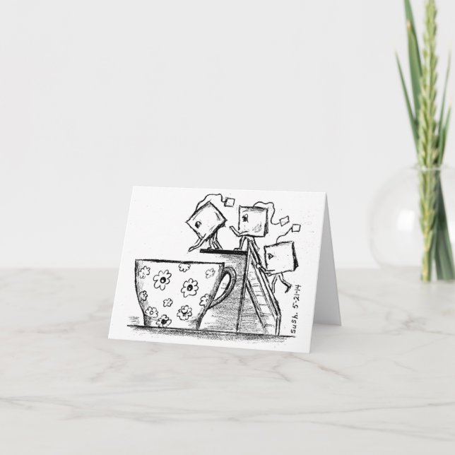 Cartão Teabags -- Note Card (Frente)