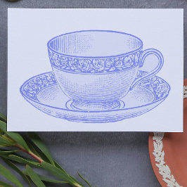 Cartão Teacup Roxo