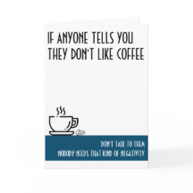 Cartão Teal Padrão do Café Lover