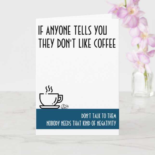 Cartão Teal Padrão do Café Lover (Orquídea)