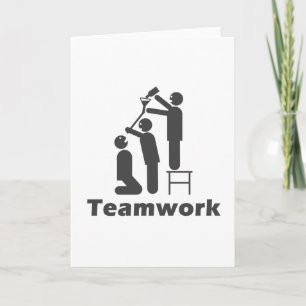Cartão Teamwork - Motivational Merchandise