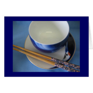 Cartão teatime japonês