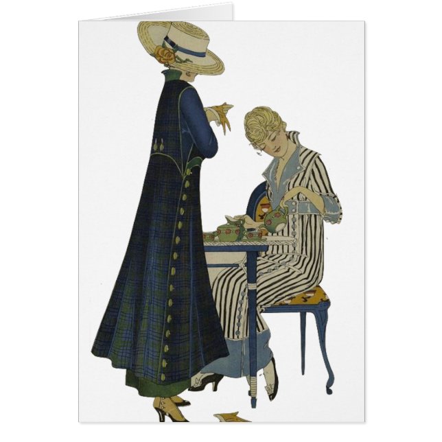 Cartão Teatime modesto (Frente)