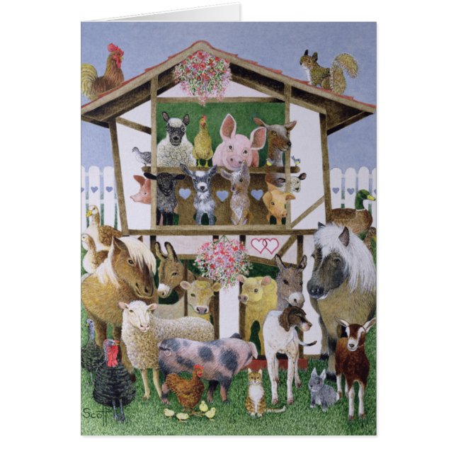 Cartão Teatro animal (Frente)