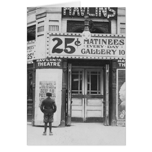 Cartão Teatro de Havlin, 1910 (Frente)