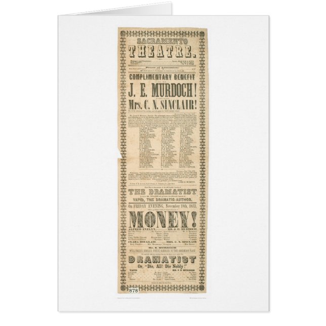 Cartão Teatro de Sacramento (1431A) (Frente)