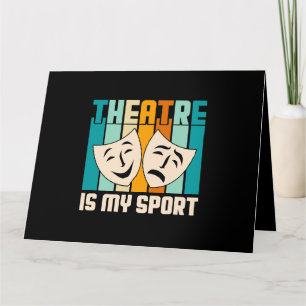 Cartão Teatro É Meu Teatro Musical De Esporte Thespi