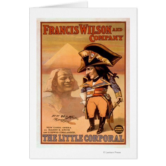 Cartão Teatro Egípcio Sphinx "O Pequeno Cabo" (Frente)