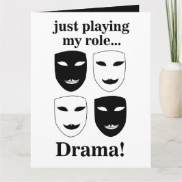 Cartão Teatro Máscara Teatro Teatro Drama Artes Palcos En