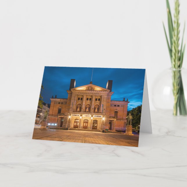 Cartão Teatro Nacional Oslo (Frente)