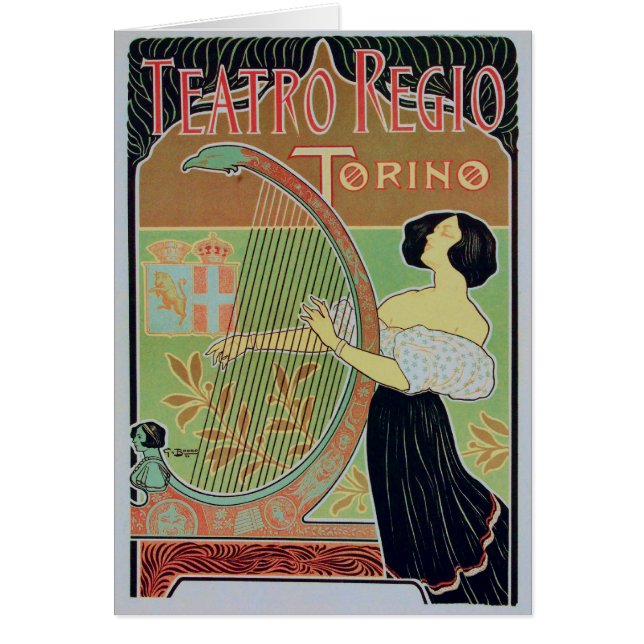 Cartão Teatro Regio Torino (Frente)