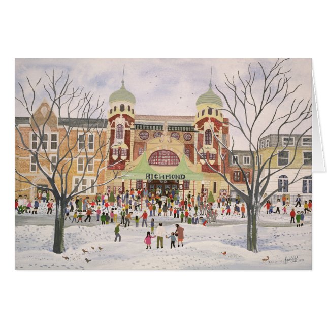 Cartão Teatro Surrey 1988 de Richmond (Frente Horizontal)