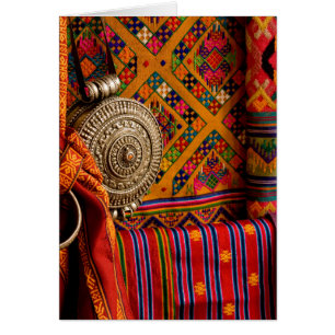 Cartão Tecidos, Butão