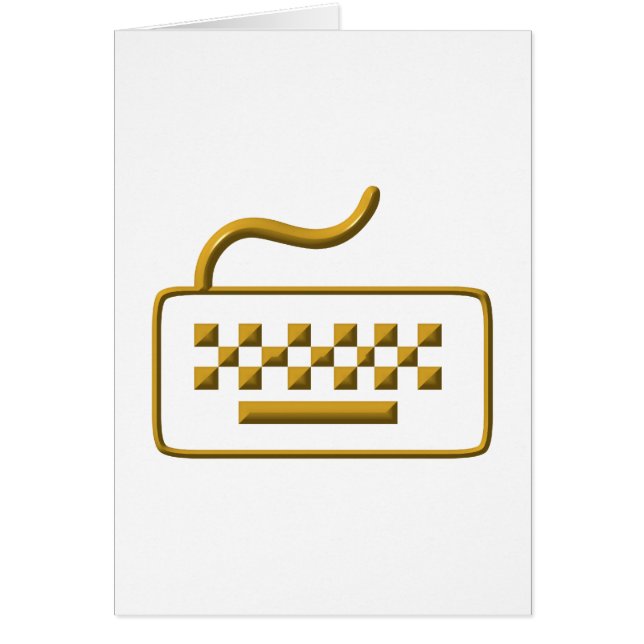 Cartão Teclado do computador (Frente)