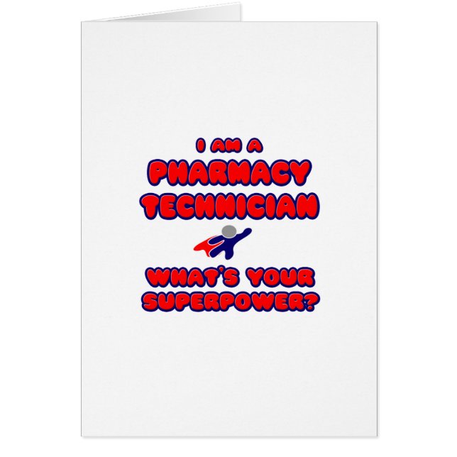 Cartão Técnico de Farmácia ... Qual é o seu superpoder? (Frente)