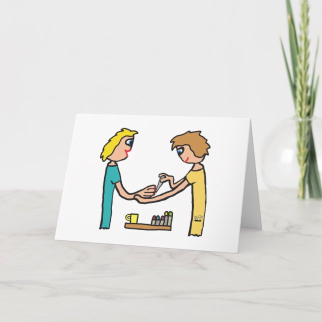 Cartão Técnico Salon Bar Nail (Frente)