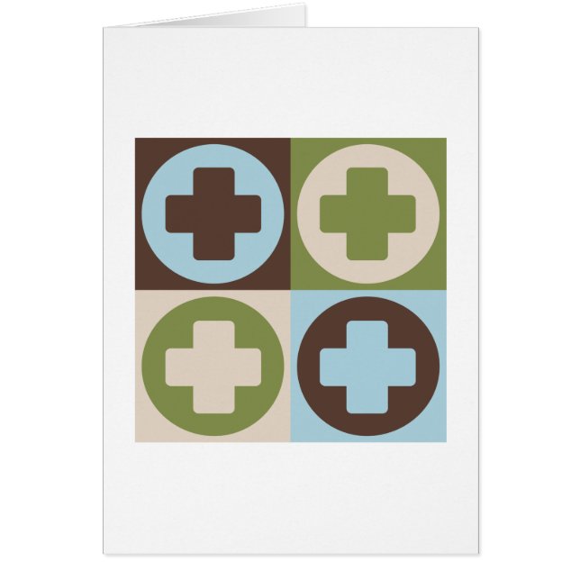 Cartão Tecnologia cirúrgica do pop art (Frente)