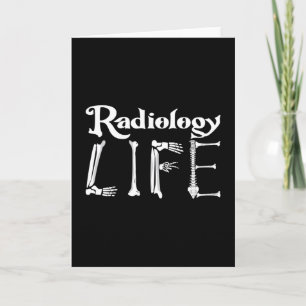 Cartão Tecnologia Radiológica Tech Radiology Life Xray