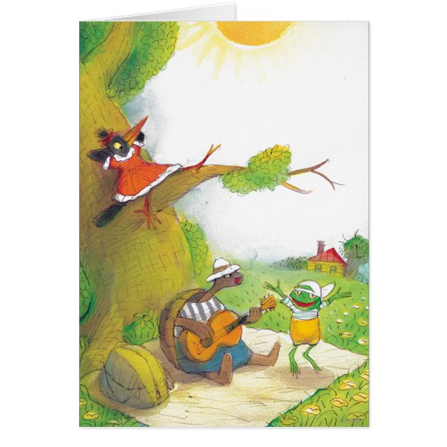 Cartão Ted, Ed e Caroll O Piquenique 1 (Frente)