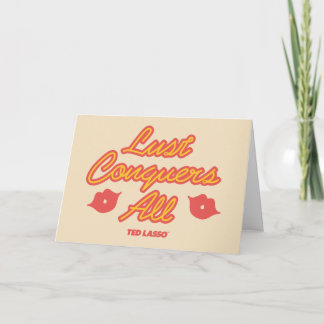 Cartão Ted Lasso | Conquistas de luxúria Todos