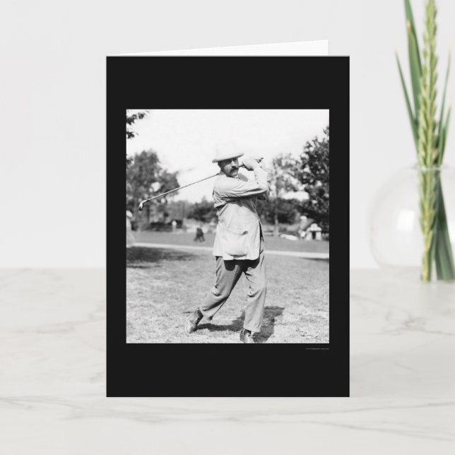 Cartão Ted Ray Golf Champion 1914 (Frente)