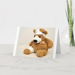 Cartão teddy bear animal custom personalize