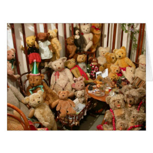 Cartão Teddy Bears Collectors Paradise