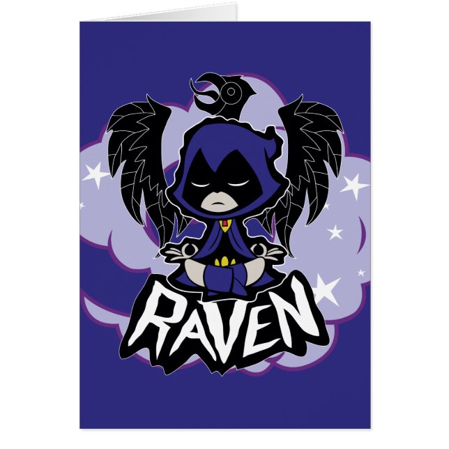 Cartão Teen Titans Go! | Ataque a Raven (Frente)