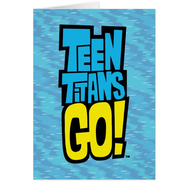 Cartão Teen Titans Go! | Logotipo (Frente)