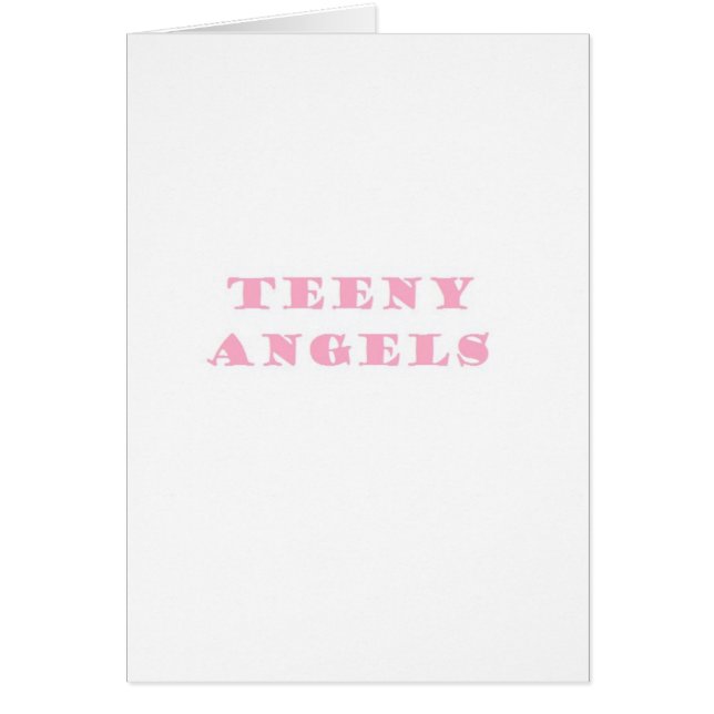 Cartão teeny angels (Frente)