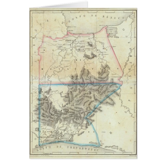 Cartão Tehuantepec, México (Frente)