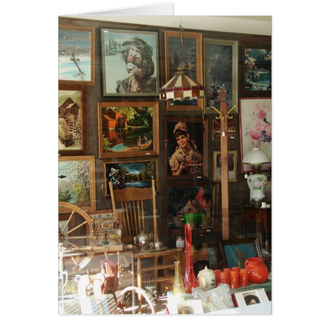 Cartão Tela da janela de armazenamento antigo (Frente)