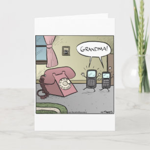 Cartão Telefone da avó