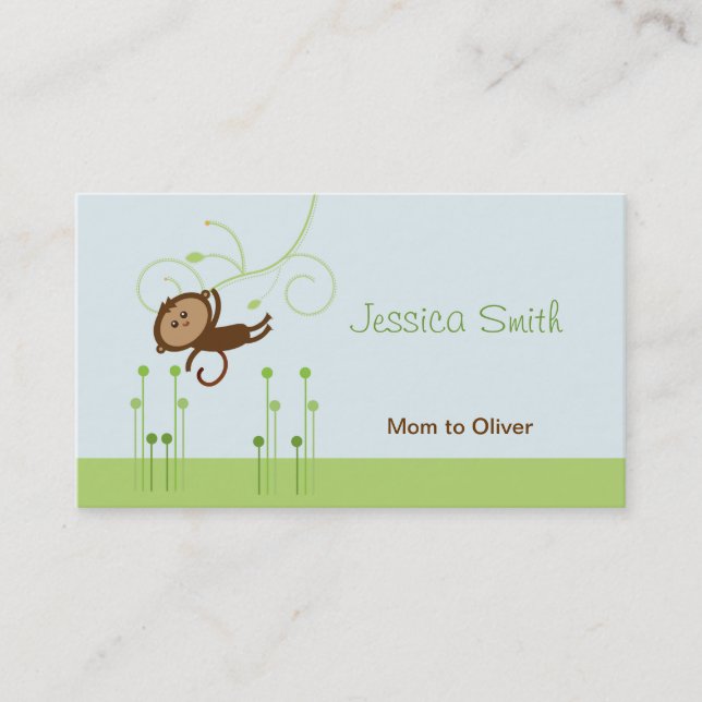 Cartão telefónico das mamães do macaco (Frente)