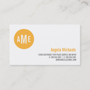 Cartão telefónico do monograma do ponto