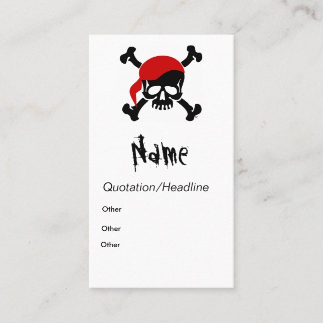 Cartão telefónico do pirata (Frente)